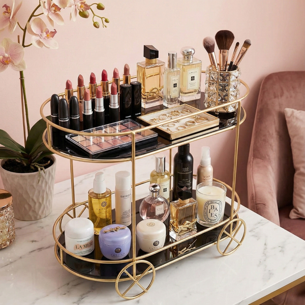 Luxury Makeup & Vanity Organizer Cart